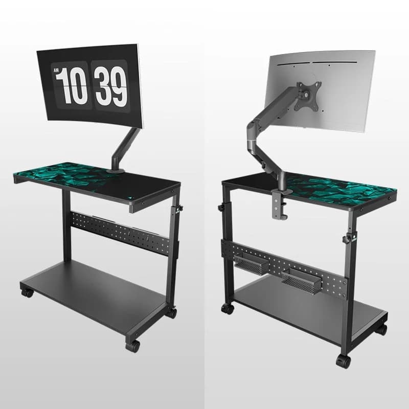 Computer mainframe bracket, multi-layer floor printer rack, desktop computer mainframe rack