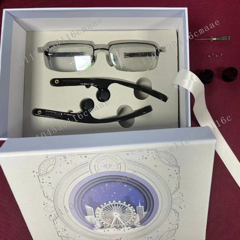 Fashionable intelligent bone conduction glasses hearing aid, designed specifically for people with hearing loss