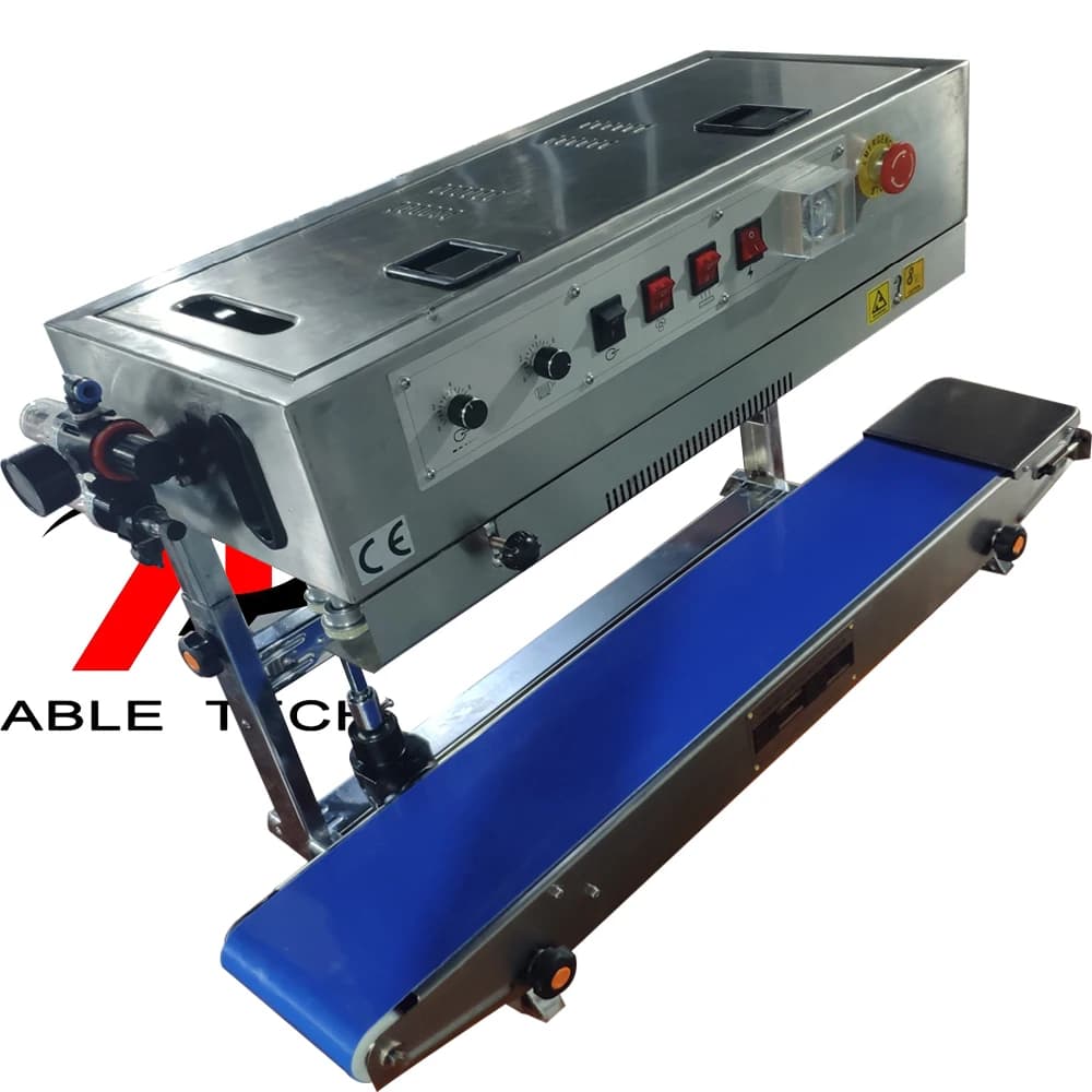 Stainless Steel Nitrogen Flush Sealing Machine for Plastic Bags Potato Chips Puffed Food