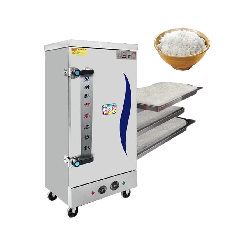 Industrial Energy-saving Rice Steaming Cooking Cabinet Rice Steamer 24 Trays Rice Cooker Food Steamer Equipment