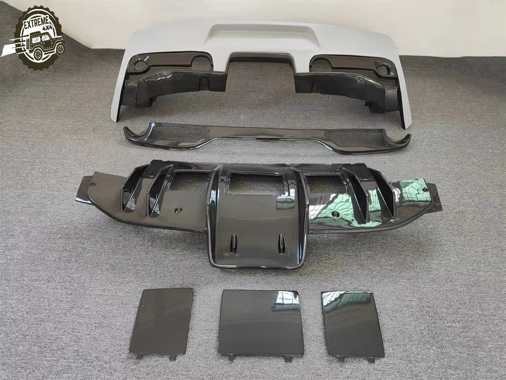 SP Style Semi Carbon Fiber Rear Bumper Body Kit for Ferrari 458 Speciale Italia Modification and Upgrade Car Body Kits