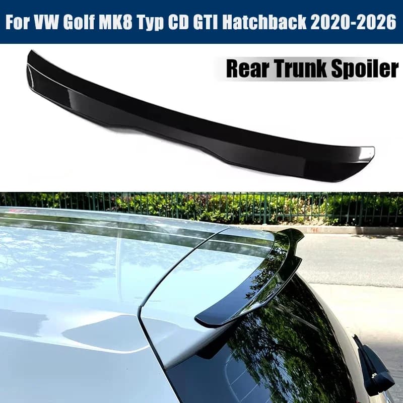Rear Trunk Spoiler Roof Wing Racing Sport Splitter Exterior Part For VW Golf MK8 Typ CD GTI Hatchback 2020-2026 Tuning Accessory