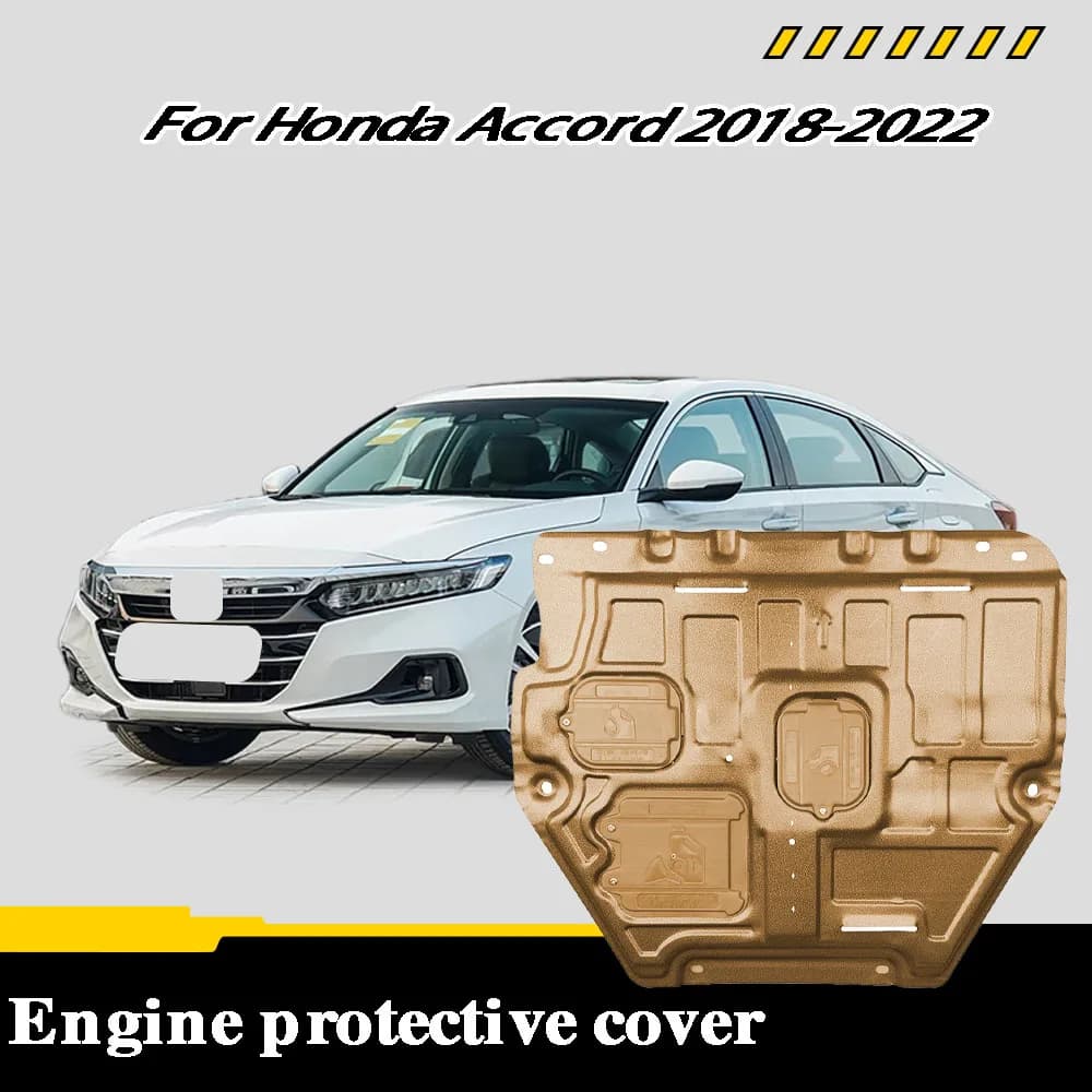 Vehicle - Specific Splash - Proof Durable Sturdy Engine Undercover And Lower Mudguard For Honda ‌Accord 2018-2022 2.0L