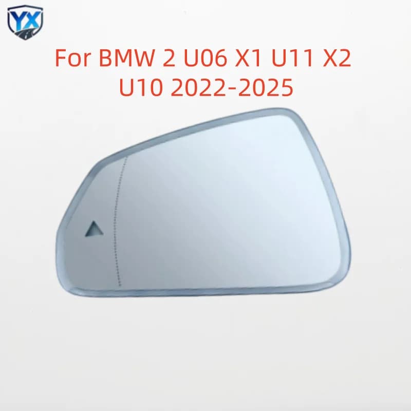 Auto Dimming Heated BSM Blind Spot Side Rearview Mirror Glass Replacement Lens For BMW 2 U06 X1 U11 X2 U10 2022-2025