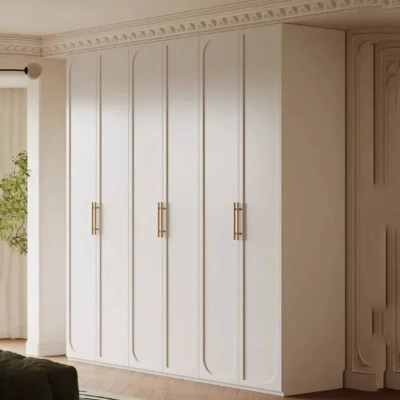 Wooden Modern Wardrobe Nordic Space Saving White Storage Wardrobe Clothes Organizer Ropero Armable De Ropa Room Furniture