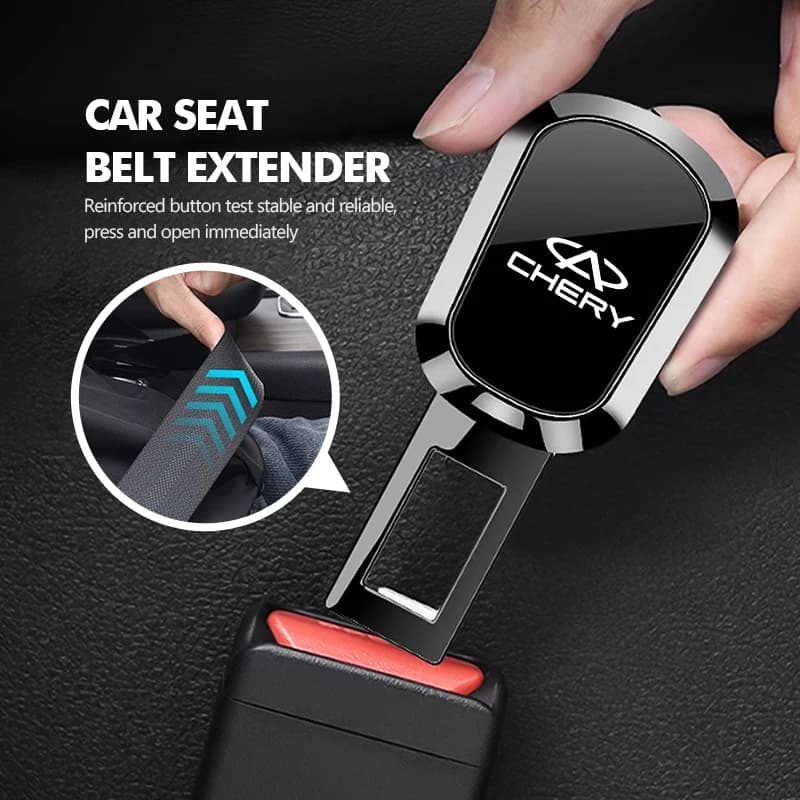 Car Styling Seat Belt Buckle Extension Clip, Auto Safety Strap Extender Accessories For Chery Fulwin QQ Tiggo Amulet Elara T11 A