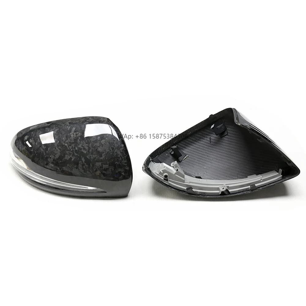 Rhd Forged Carbon For W205 C300 C63 W213 E300 E63 S63 2014+ Full Carbon Fiber Side View Mirror Covers Top Sale