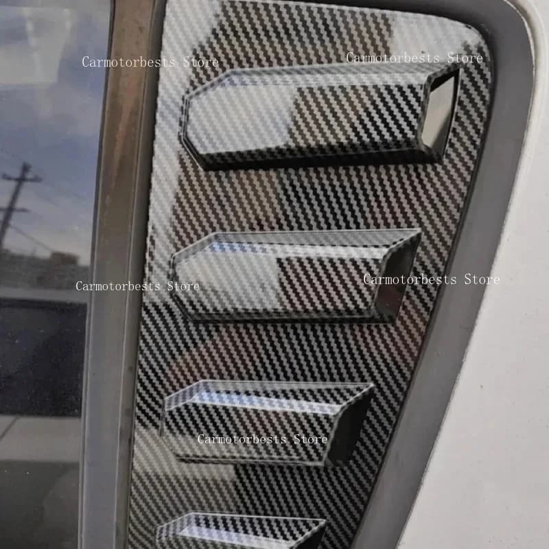 Car Rear Side Window Shutter Cover Fit For Suzuki Swift 2005 2006 2007 2008 2009 2010 Trim Side Door Louver Cap Trim