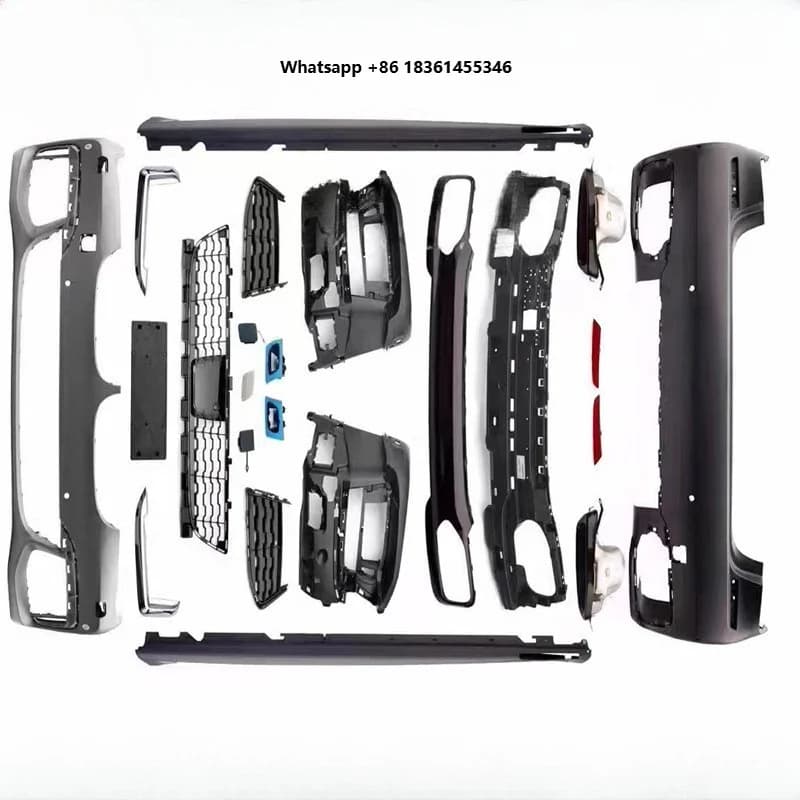 For 7 Series G11 12 Modified M Sport Edition Full Body Kit Bumper Tailpipe Grille Suitable