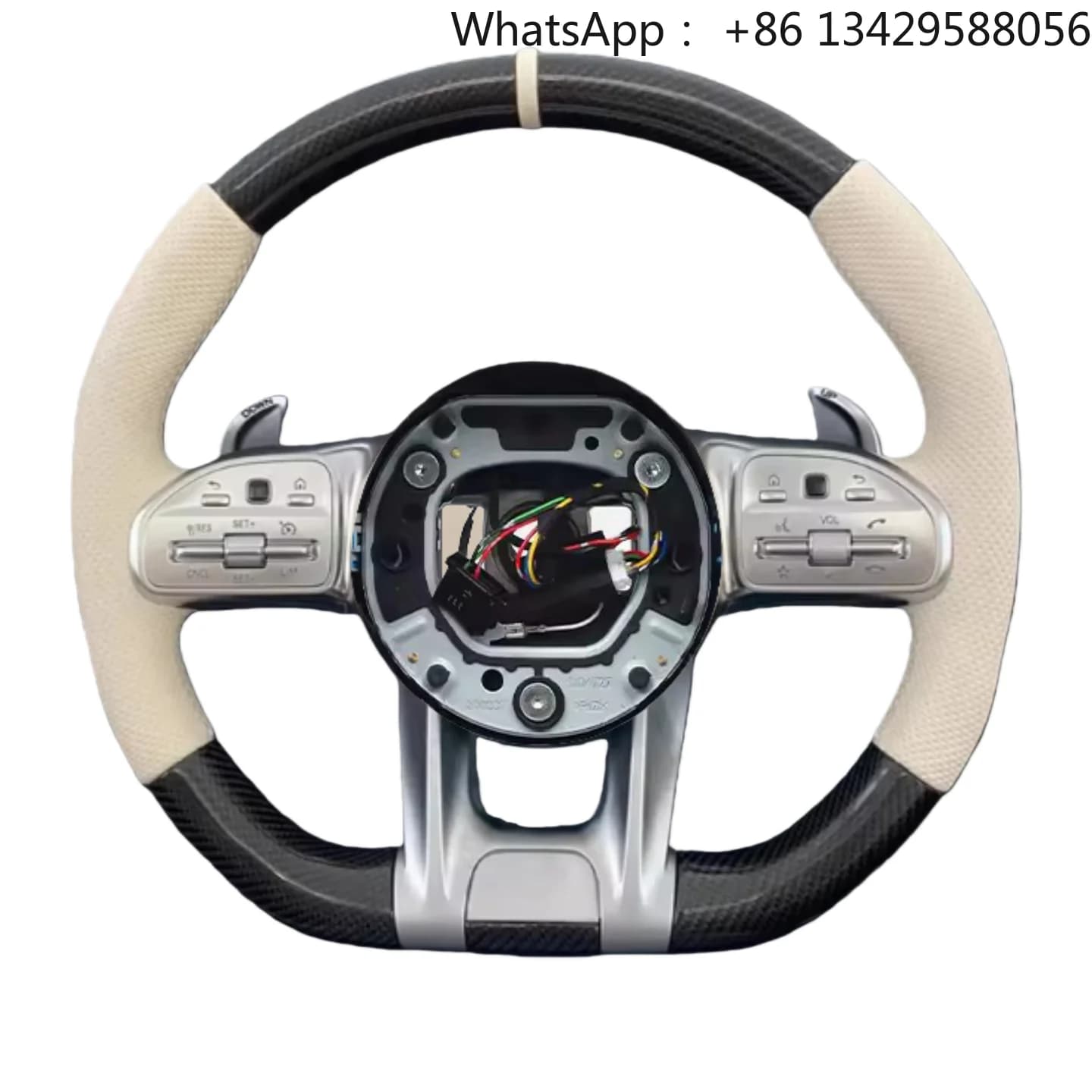 Upgrade Carbon Fiber Steering Wheel for Mercedes Benz a E S C G Class W205 W204 W212 W211 W213 E300 W218 W222 Car Accessories