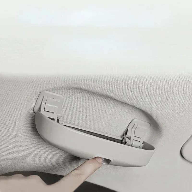 For Mercedes Benz C Class W203 2000-2006 ABS Black Car Glasses Case Sunglass Holder Box Interior Car Accessories