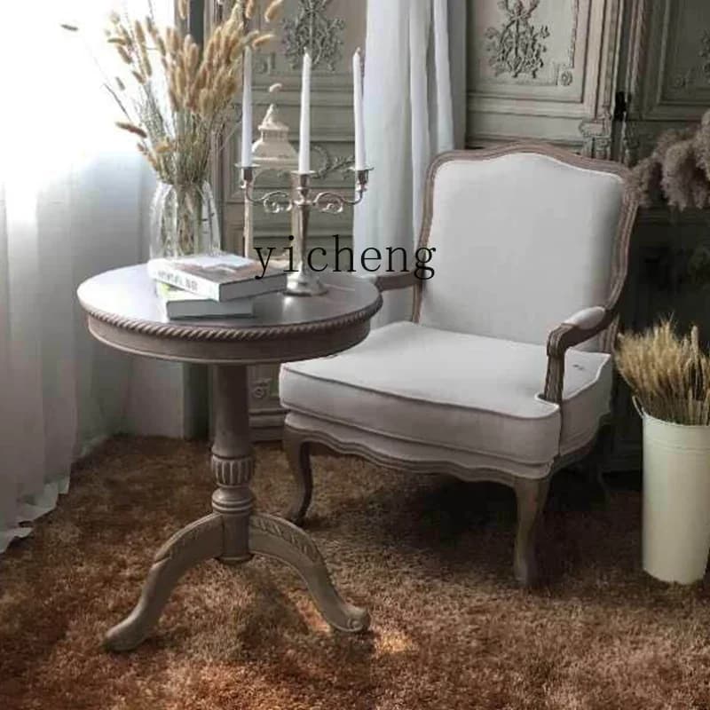 U5.13  coffee table old shooting living room sofa corner few rural solid wood bedroom balcony