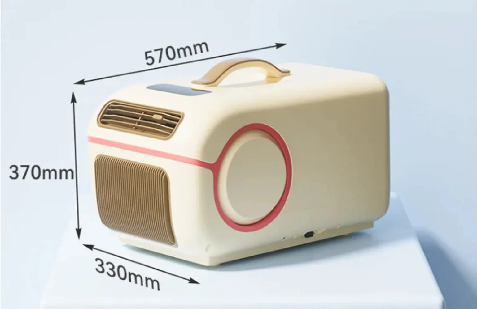 All-in-One 12v 24v Portable Air Conditioner for Outdoor Camping, Fishing, RV & Home DC Powered with Free-drainage System