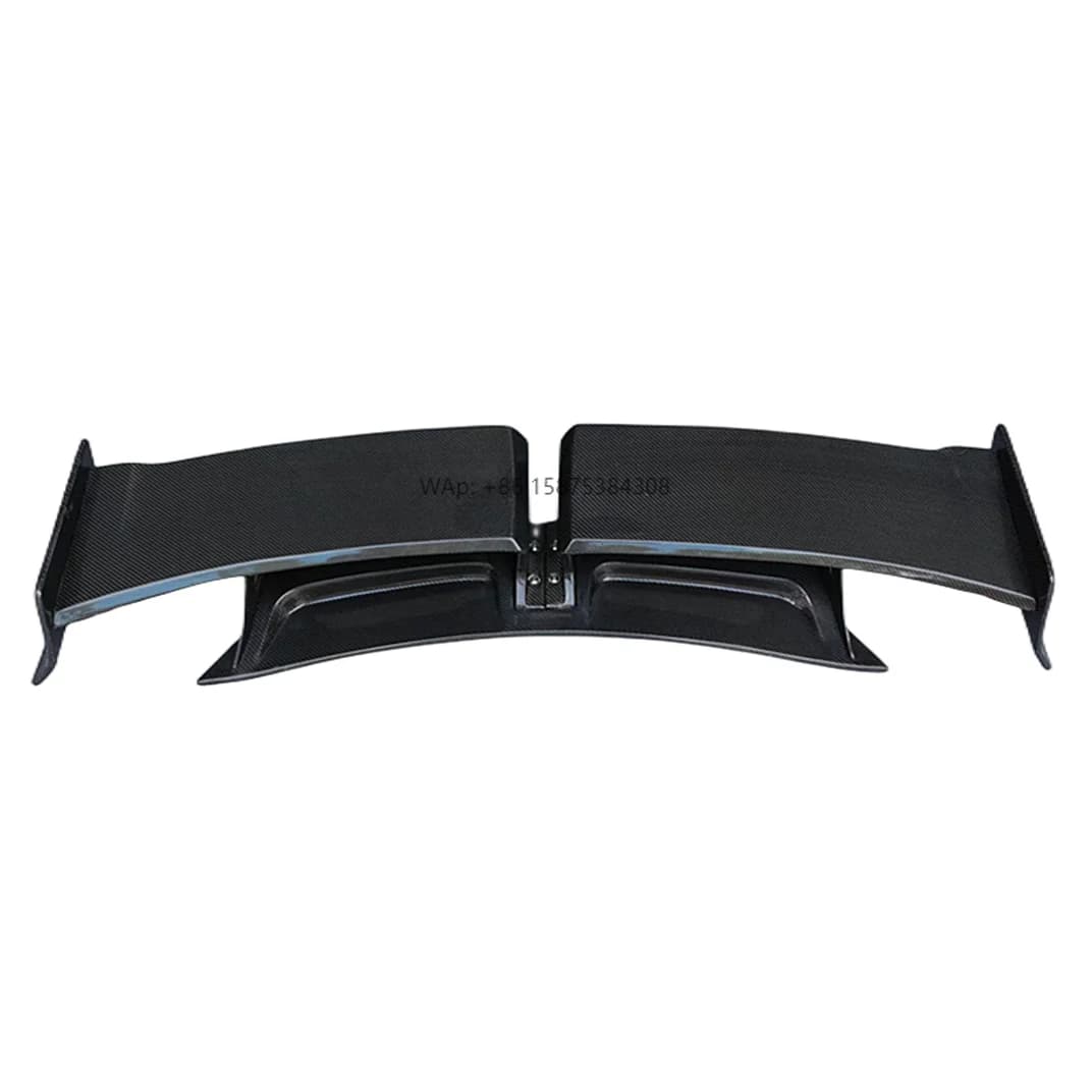 2016+ New Design YG Style Real Carbon Fiber Car Rear Tail Spoiler for Boxster 718 Universal Rear Trunk Spoiler Wing