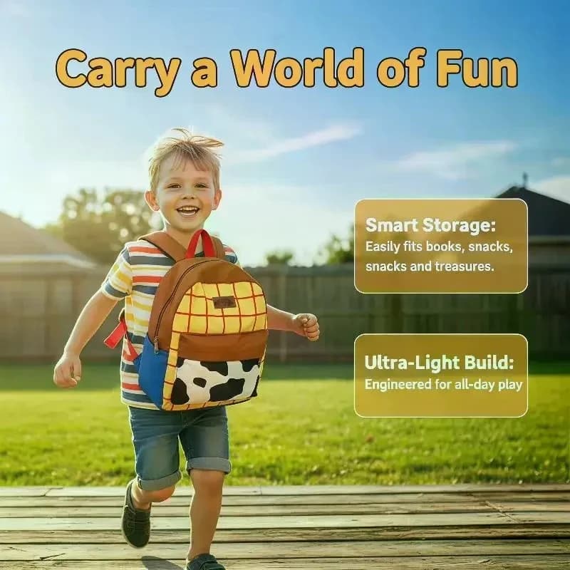 Fashionable And Casual Women's Backpack Cute Cow Print Backpack Soft And Durable Fabric Backpack Suitable For Daily Use