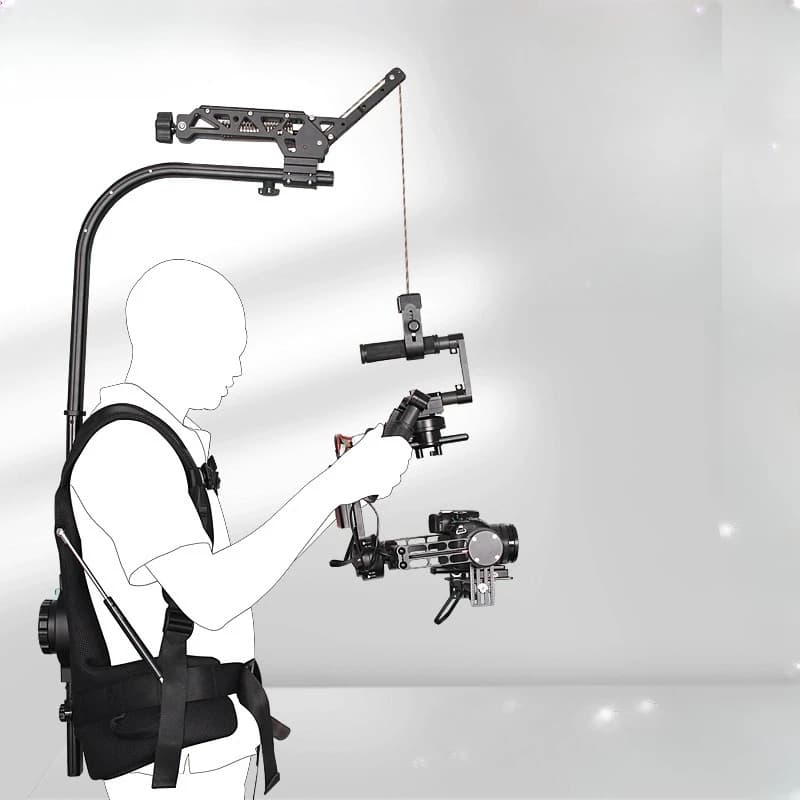 Three-axis gyroscope shock absorber, fish hook, tuo hook, hanger, stable photographic and video equipment
