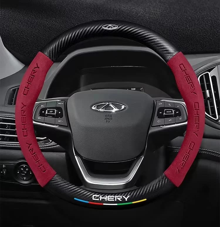 Car Steering Wheel Protector Wheel Cover D Shape O Shape Leather For Chery Tiggo 7 8 9 4 Pro 3X Omoda 5 E5 Jaecoo 7 8 Arrizo 8