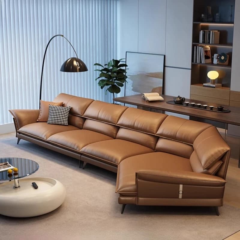 Genuine Leather Luxury Italian Sofas Nordic Modern Cinema Bedrooms Sofas Lazy Apartment Sillas Para Sala De Estar Furnitures