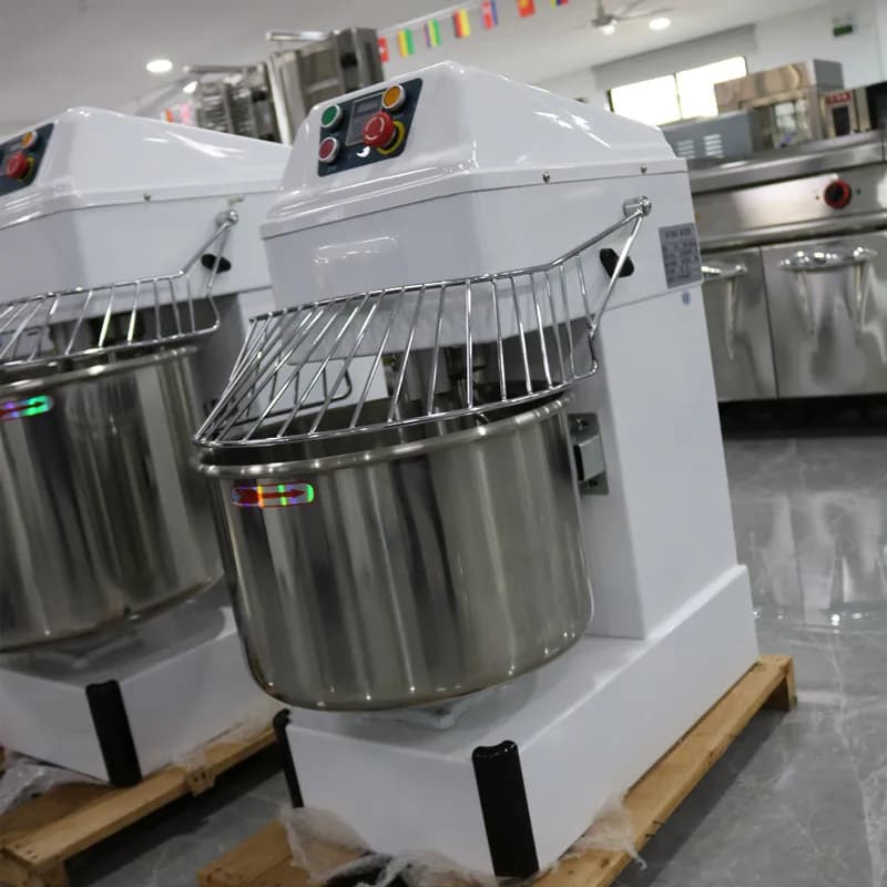Commercial Spiral Dough Mixer For Bakery Double Speeds For Commercial Bread Maker Machine