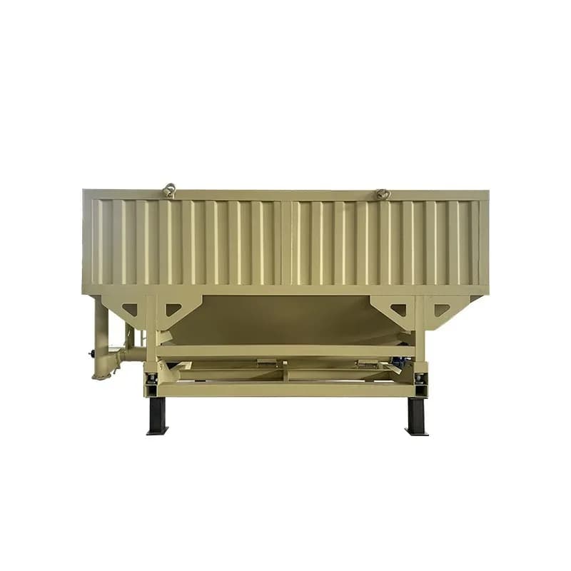 Intelligent cement warehouse customization manufacturer Horizontal cement warehouse free foundation