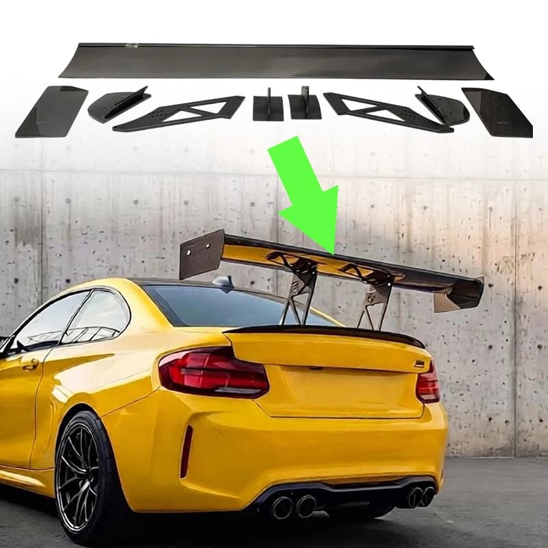 Rear Decklid Spoiler Tail Wing For BMW M2 F87 M3 M4 2014‑2020 Universal Coupe Mod Automobiles Accessories Exterior Parts Body