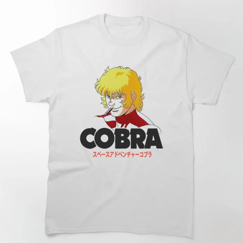 0731 The Space Adventure Cobra Anime gift t shirt 100% cotton printed Graphic tee Y2K clothes Cartoon Sweatshirt All size Tops