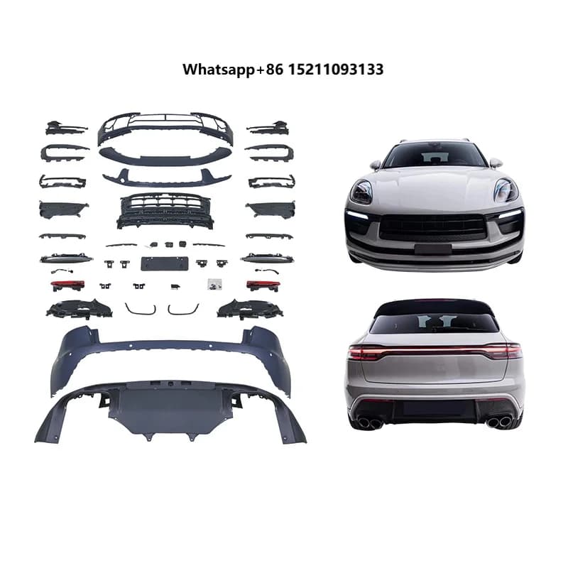 2014-2021 Upgraded 2023 Body Kits New Condition Bumper with Daytime Running Light Front Bar Rear Bar Rear Lip for 95B