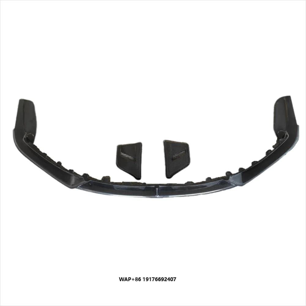 for 992 911 Modification with Genuine Carbon Fiber X-style Front Bumper Lip Body Kit