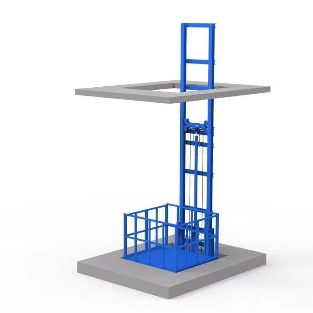 Factory Hydraulic Cargo Elevator for Small Goods Lift New Steel Warehouse Electric Wire Rope Hoist for Home Use