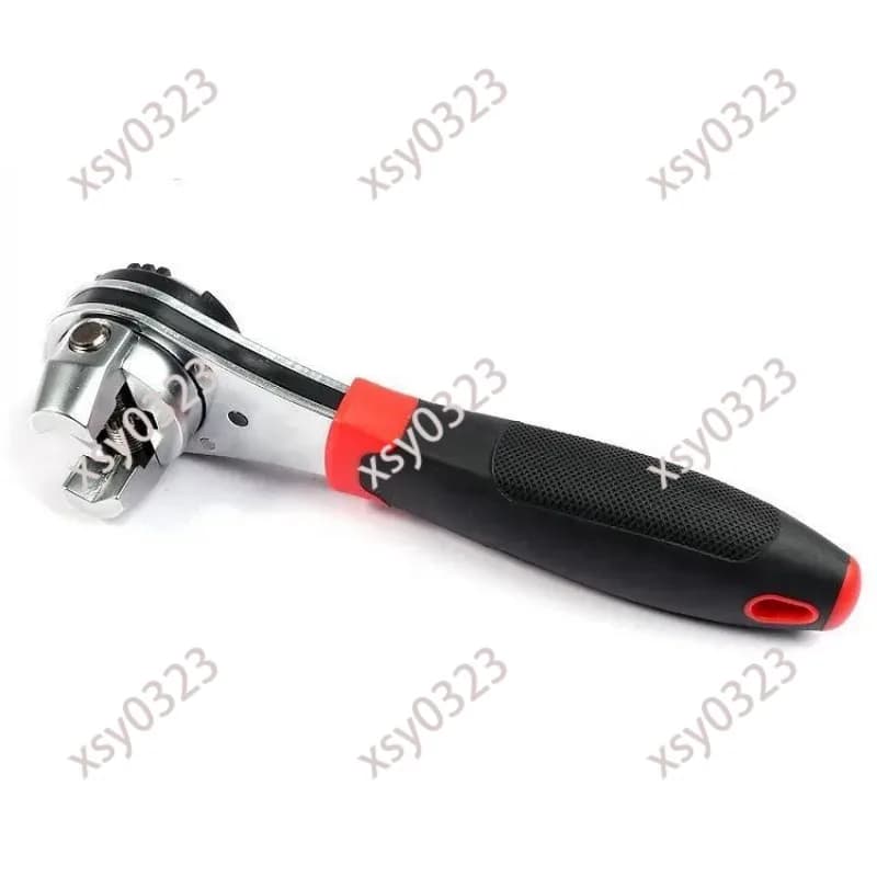 6-22MM Adjustable Ratchet Wrench, Multifunctional Open End Spanner, Universal Manual Repair Hand Tool