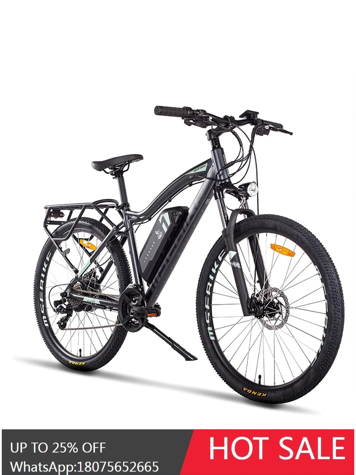 LYN Pedal Assist Mountain Bike Adult Commuter Scooter 21 Variable Speed