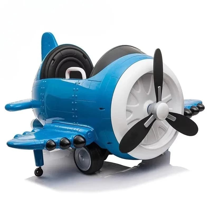 Children's electric car seat ride car toy plane music play remote control children's plane model electric car
