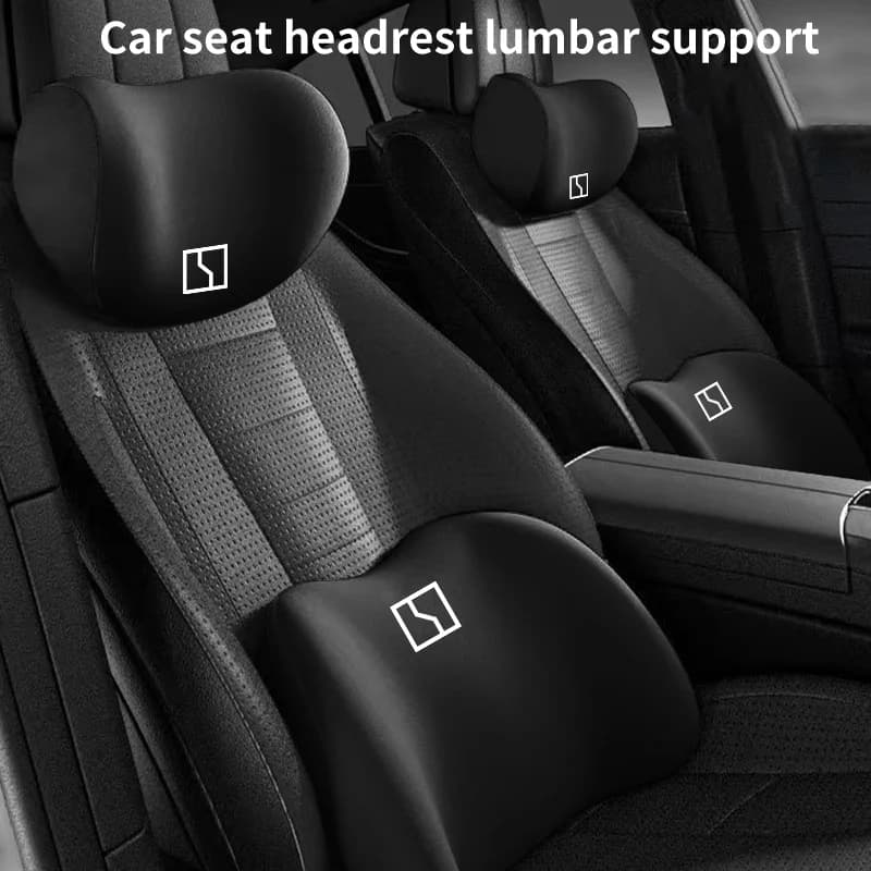 Car Headrest Neck Pillow Memory Foam Protective Lumbar Support Accessories For Zeekr X 001 009 007 7X 9X X 007GT MIX 001FR 8X