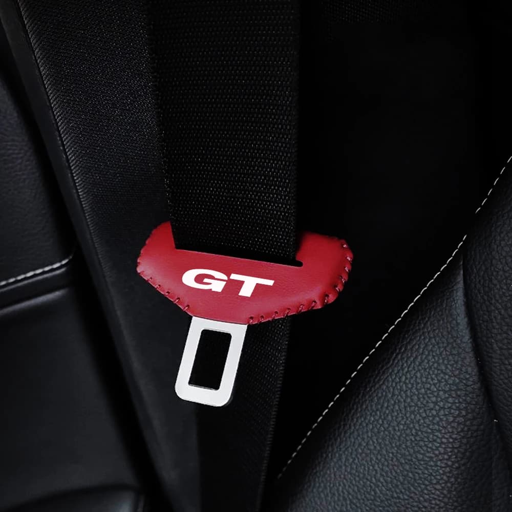 2PCS Car Seat belt buckle protective cover Anti scratch and anti-collision Seat belt protection For Morris Garages MG GT