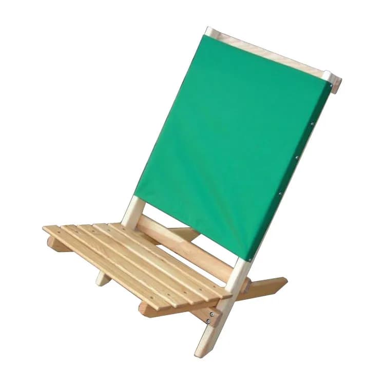 Portable outdoor natural wood camping beach chair for fishing chair wood