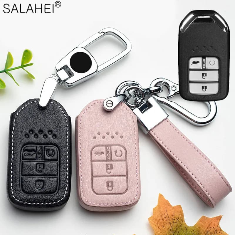 2/3/4/5 Buttons Smart Remote Key Shell Case Fob for Honda Civic Accord Odyssey Fit CR-V Pilot HON66 Uncut Auto Accessories