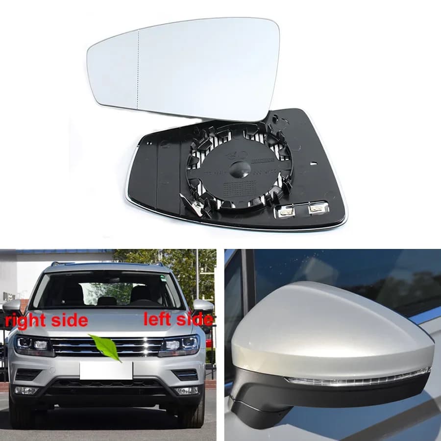Car Mirrors For Volkswagen VW Tiguan L 2017 2018 Car Accessories Side Mirrors Lens Rearview Mirror Lenses Glass with Heating