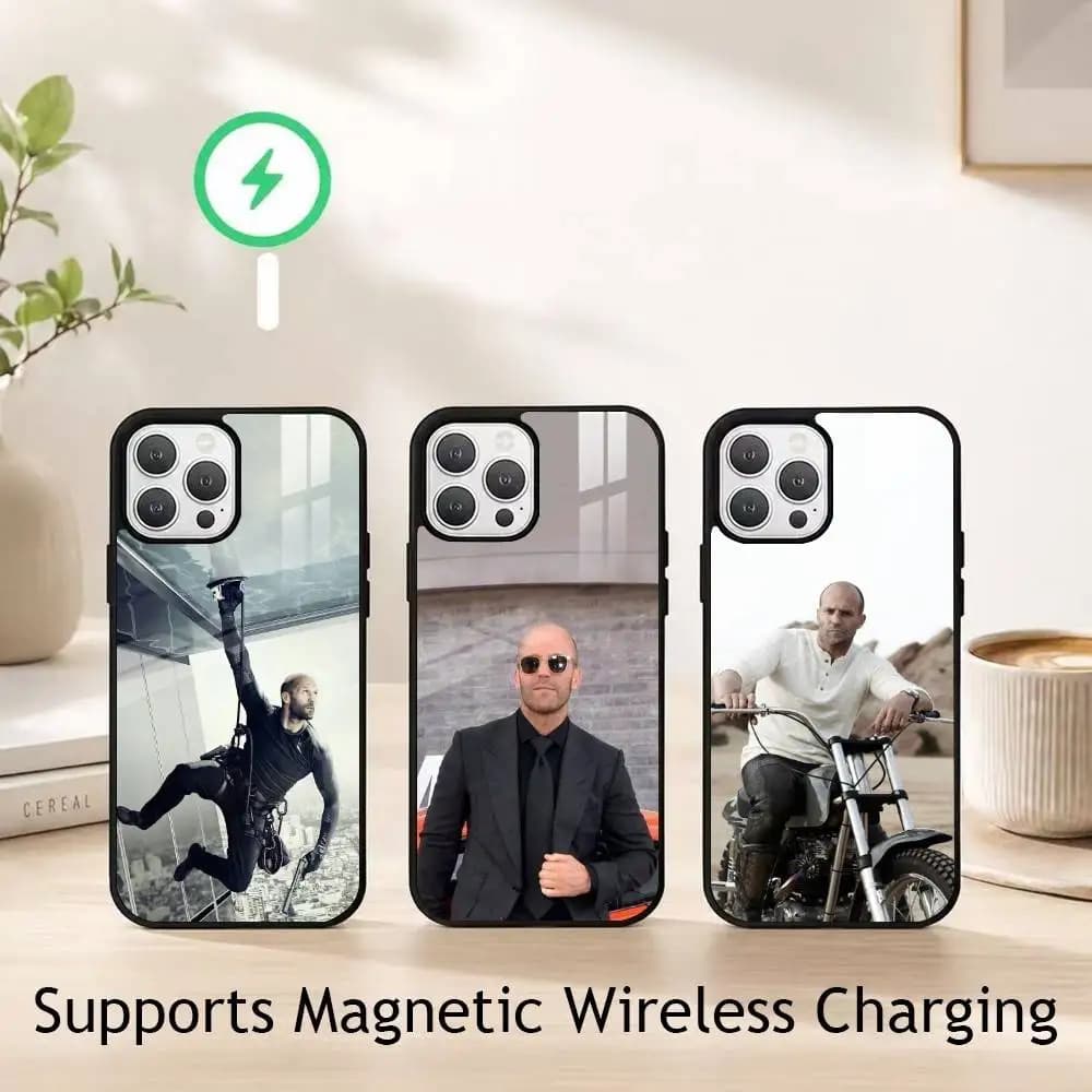 J-Jason-N Statham Actor gift Phone Case For iPhone18,17,16,15,14,13,12,11 Plus,Pro Allows magnetic wireless charging