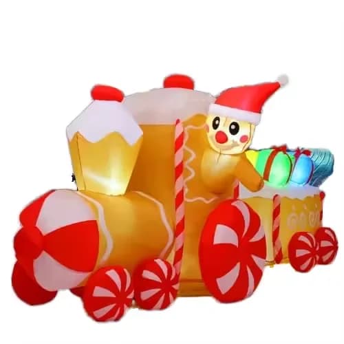 9 FT Christmas Inflatable with Light Christmas Yard Decorations