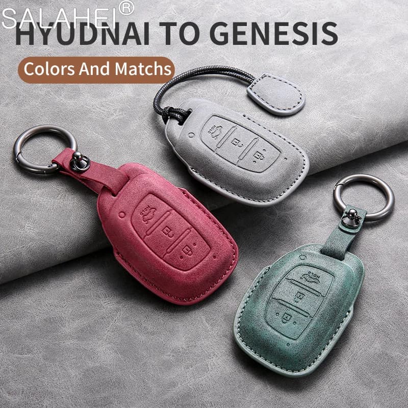 Car Key Case For Hyundai ix35 i40 i20 i10 Tucson Elantra Creta Sonata Ioniq Accent Creata 3 Buttons Smart Remote Fobs Full Cover