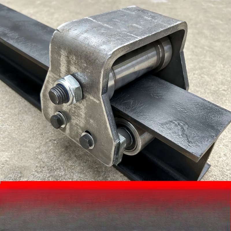Steel Pulley I-beam Heavy Duty Pulley Hanging Wheel, Freight Elevator Pulley Elevator Accessories