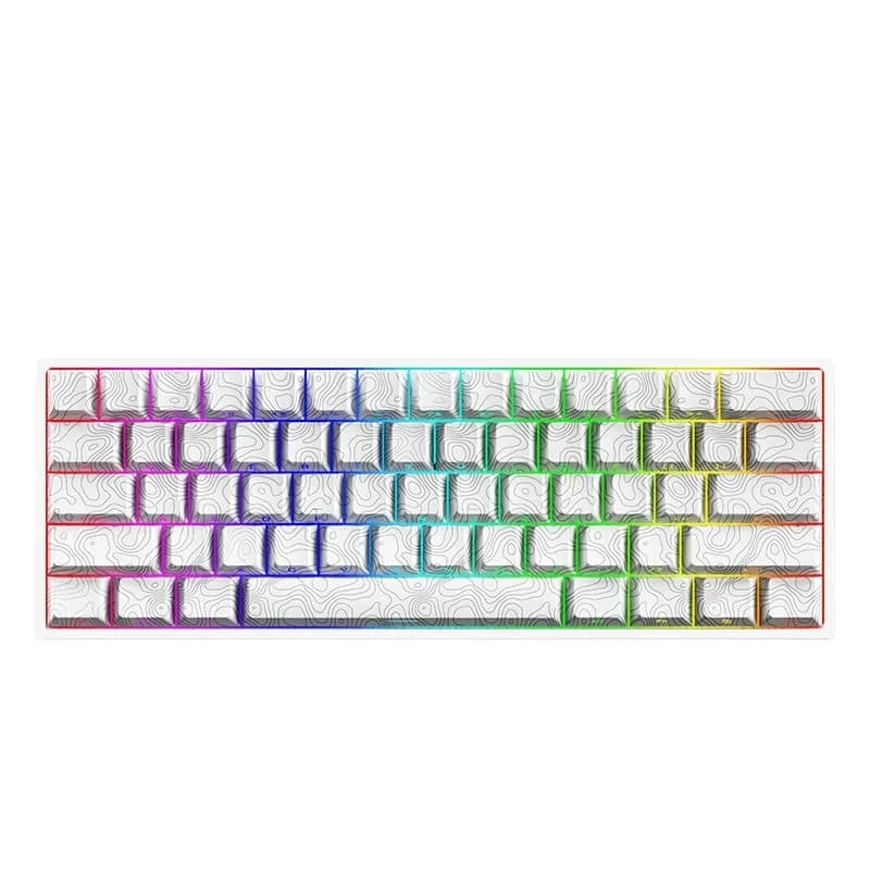 Wired magnetic axis mechanical keyboard, adjustable keystroke RGB backlit wired gaming keyboard