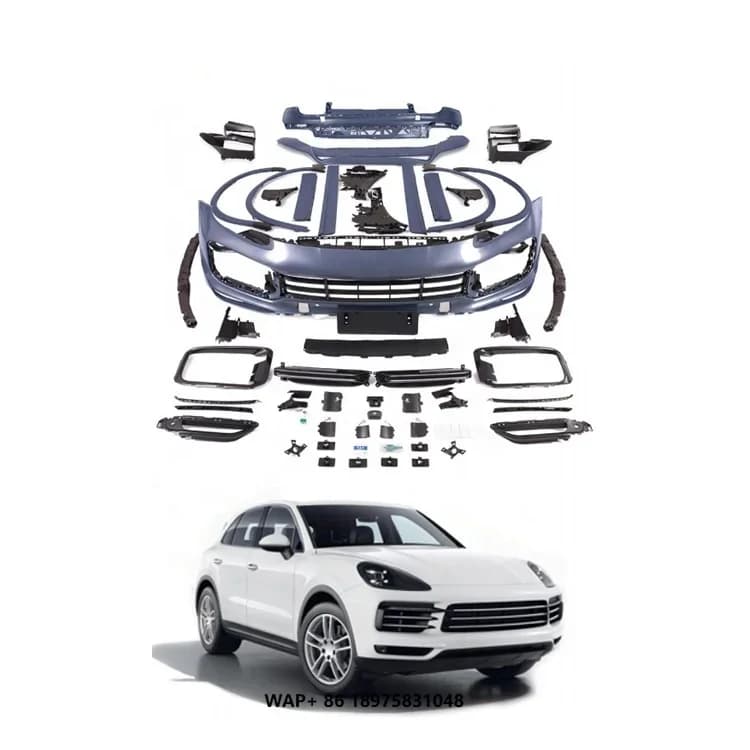 Front Rear Bumper Wheel Eyebrow 9Y0.1 9YA Upgrade to Turbo Style Body Kits Body Kit for ‘Porsche Cayenne 2018-2023