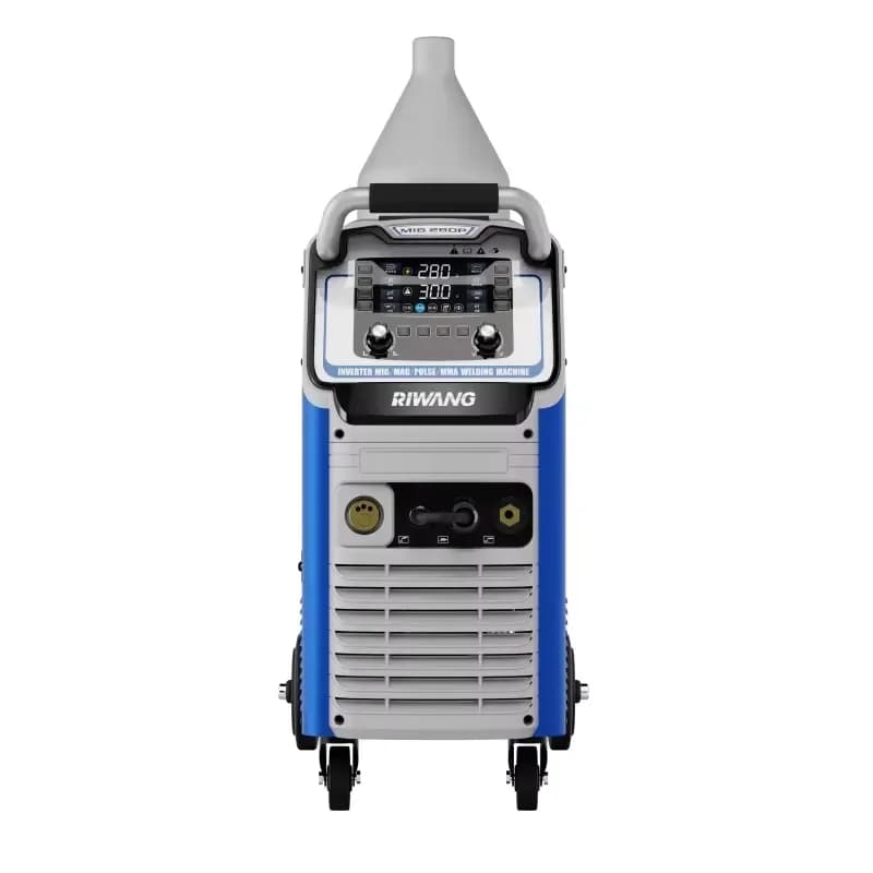 Riwang 280P Double Pulse Electric MIG/MAG Welder Automatic Wire Feeding Multifunction IGBT Inverter High Performance 380V