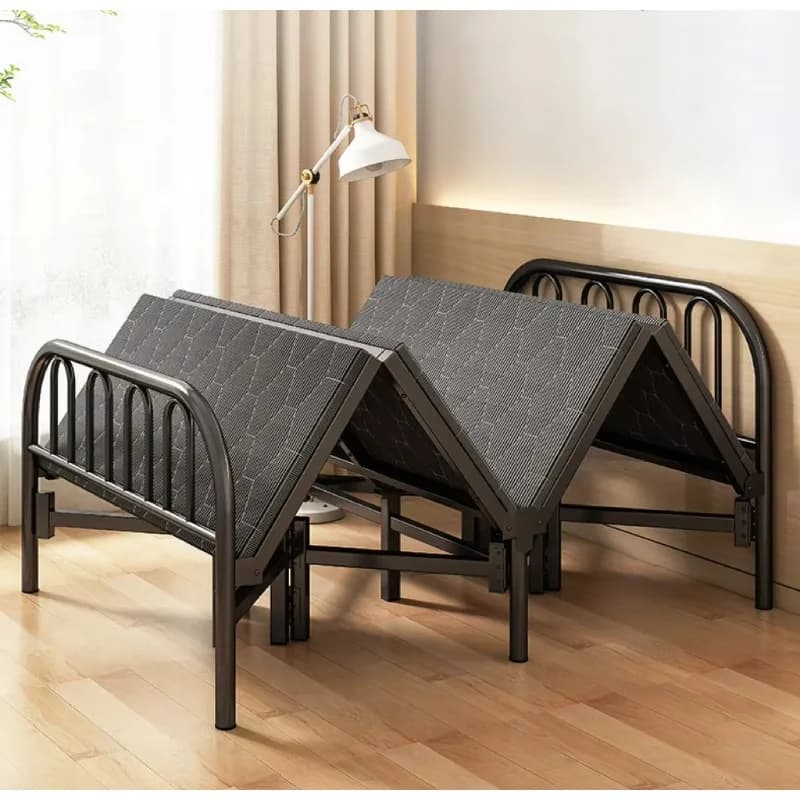 Hot Sale Modern Simple Design Custom Size Iron Folding Bed Frame