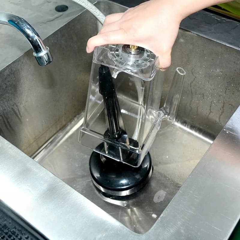 Pitcher Rinser Portable Glass Blender Cleaning Rinser Cup Glass Washer for Bar Coffee Restaurant Home Kitchen  Cleaning Tool