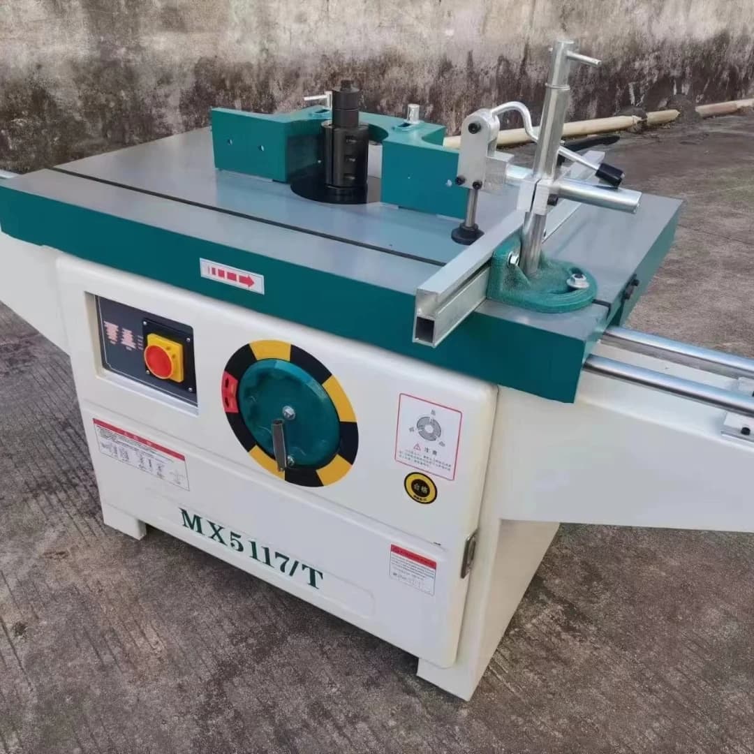 Spindle Moulder Woodworking Machine with Premium Bearing Core Components 5.5kW Power 400kg Weight 1 Year Warranty