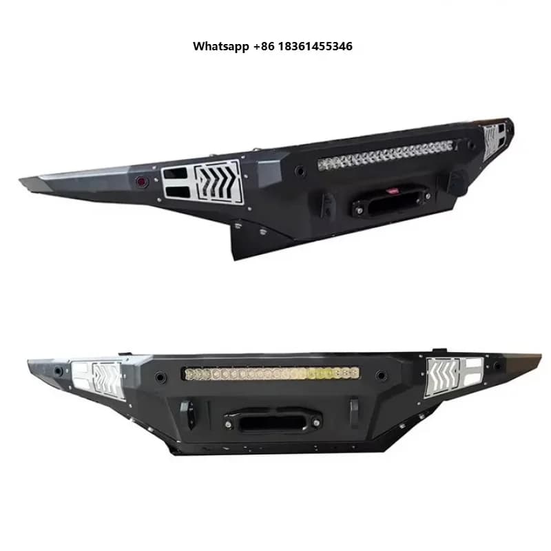 For  2021+ Sturdy Offroad Exterior Protective Auto Parts Wholesale Heavy Duty Manganese Steel Front Bumper Fit