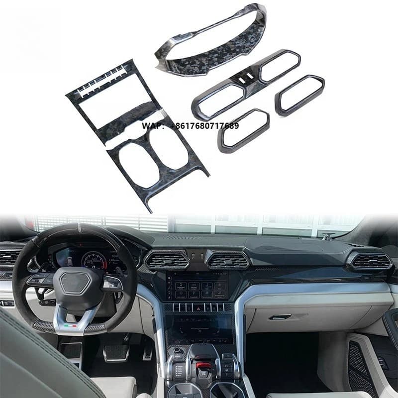 For Lambor URUS Dry Carbon Fiber Car Interior Central Control Interior Trim