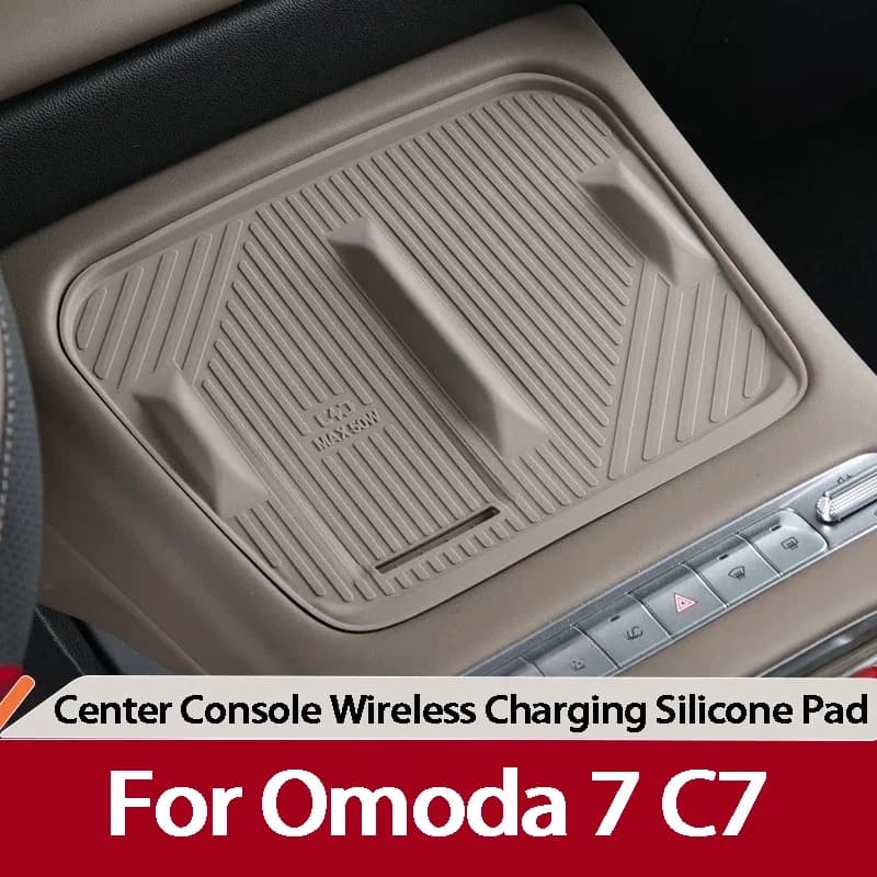 For Omoda 7 C7 2025 2026 2027 Original Color Silicone Anti Slip Mat For Center Console Wireless Charger Interior Accessories